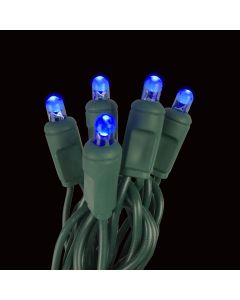 Gabriel Lights® LED 5mm Focused Convex Blue String Lights