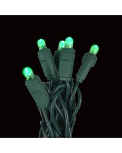 Gabriel Lights® LED 5mm Focused Convex Green String Lights