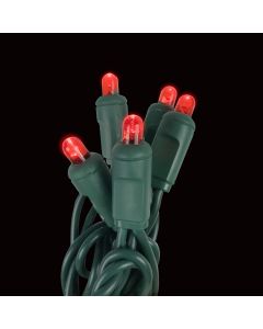 Gabriel Lights® LED 5mm Focused Convex Red String Lights