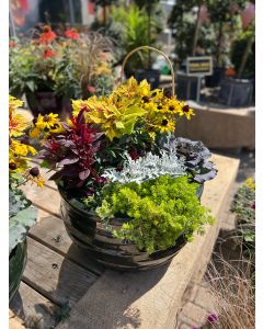 Glazed Pottery Fall Arrangement