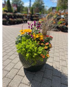 Glazed Pottery Fall Arrangement
