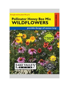 Wildflowers 'Pollinator Honey Bee Mix' Value Pack 45 sqft