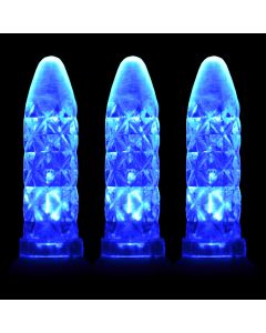Gabriel Lights® LED M6 Facet Blue String Lights
