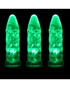 Gabriel Lights® LED M6 Facet Green String Lights