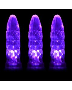 Gabriel Lights® LED M6 Facet Purple String Lights