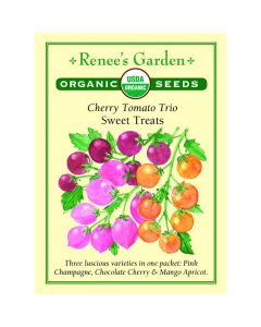 Solanum, Tomato (Pole) Mix, Cherry Tomatoes, Trio Triple Treats ~ 50 seeds