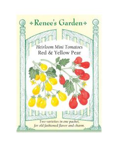 Solanum, Tomato (Pole) Mix, Red & Yellow Pear ~ 50 seeds