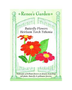 Tithonia, Heirloom Torch Tithonia ~ 55 seeds