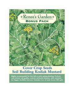 Brassica, Kodiak Mustard Cover Crop Seeds, Bonus Pack, ~ 300 sqft