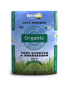 Sustane Late Summer Turf Starter & Overseeder 4-6-4 Fertilizer - 30 lbs.