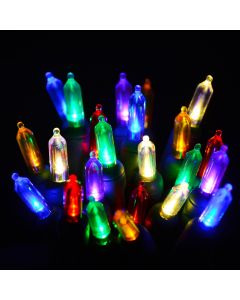 Gabriel Lights® LED Traditional Mini (T5) Christmas Lights