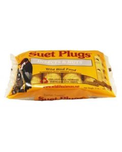 Wildlife Sciences, Suet Plugs (4-pack) - Insect & Nut Blend